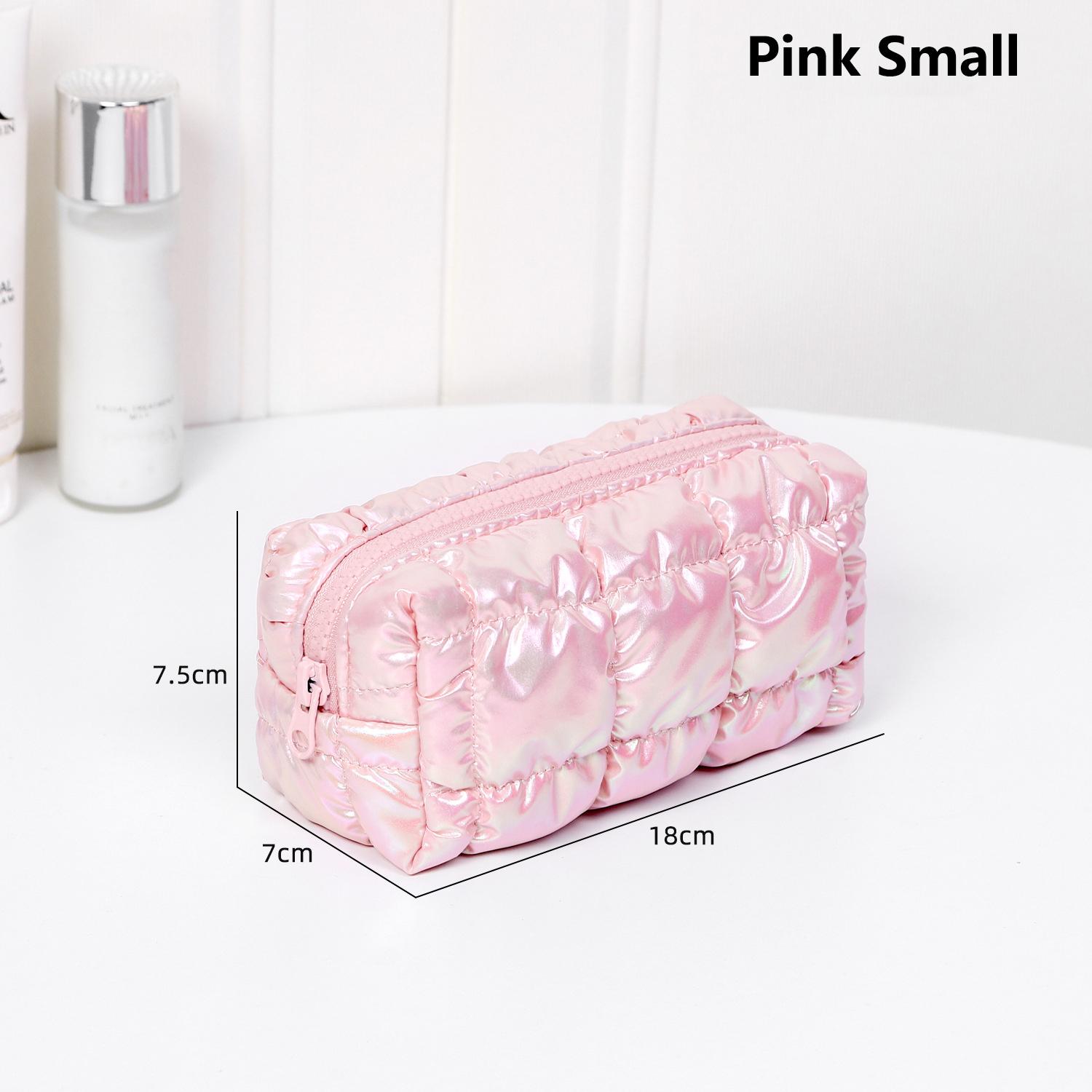 Pink Fashion Women Makeup Storage Bag Handbag Travel Organizer Toiletry Cosmetic Pouch Bubble Grid Luxury Ladies Clutch Bag
Pink Fashion Women Makeup Storage Bag Handbag Travel Organizer Toiletry Cosmetic Pouch Bubble Grid Luxury Ladies Clutch Bag