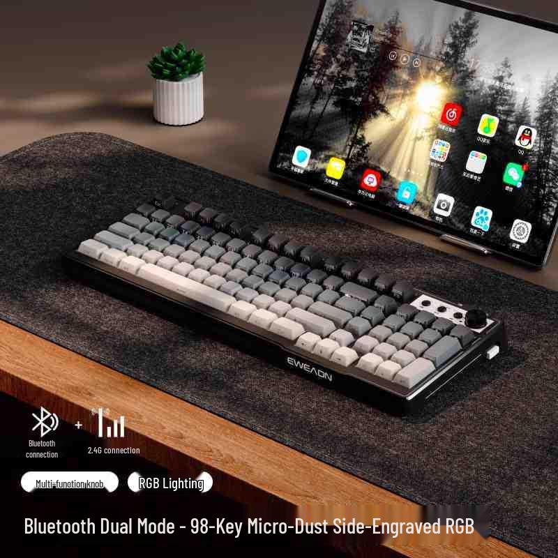 Pioneer V98 Bluetooth Wireless Keyboard & Mouse Set: Silent, Mechanical Feel, High-Value Office Use
Pioneer V98 Bluetooth Wireless Keyboard & Mouse Set: Silent, Mechanical Feel, High-Value Office Use