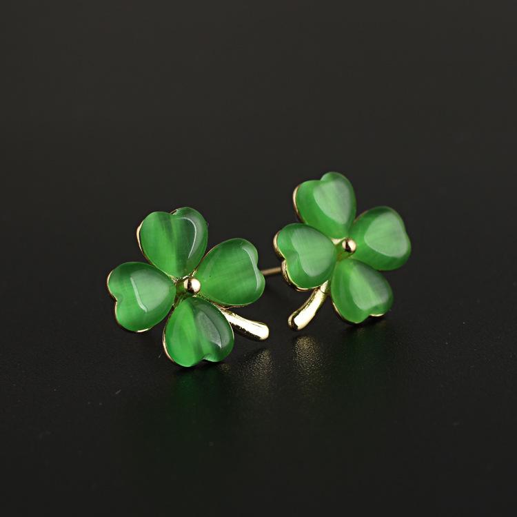 Модные счастливые серьги с камнем кошачий глаз, серьги-клеверы из розового золота, зеленые женские серьги, студенческие украшения для девочек
Модные счастливые серьги с камнем кошачий глаз, серьги-клеверы из розового золота, зеленые женские серьги, студенческие украшения для девочек