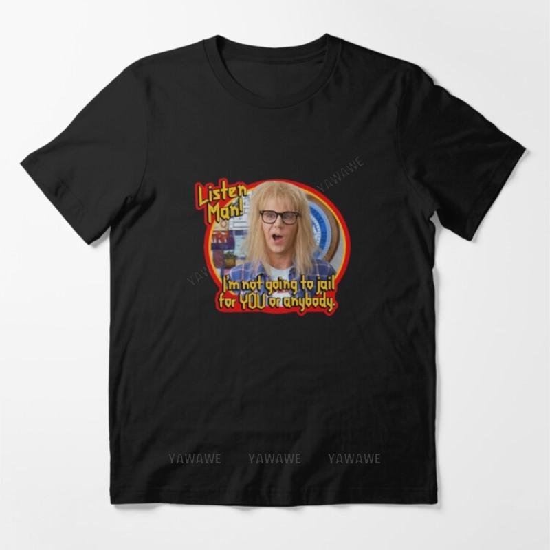 Beach man tee shirt fashion print tees Waynes World Essential T Shirt teenager cotton Oversized tee shirt male summer top S
Beach man tee shirt fashion print tees Waynes World Essential T Shirt teenager cotton Oversized tee shirt male summer top S