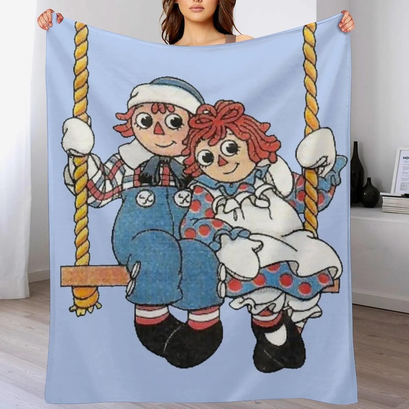 Raggedy ann and andy on a swing Throw Blanket Cozy Sofa Blanket for TV Watching Napping 102x76cm(40x30in)
Raggedy ann and andy on a swing Throw Blanket Cozy Sofa Blanket for TV Watching Napping 102x76cm(40x30in)