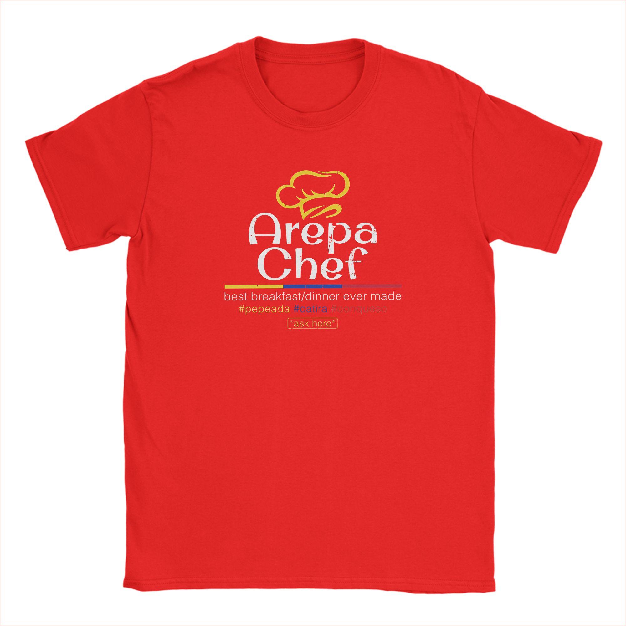 Unisex Womens TShirt Arepa Chef Venezuela South American Cuisine T Shirts Trending Summer Tees Y2K Retro 100 Cotton Clothing S
Unisex Womens TShirt Arepa Chef Venezuela South American Cuisine T Shirts Trending Summer Tees Y2K Retro 100 Cotton Clothing S