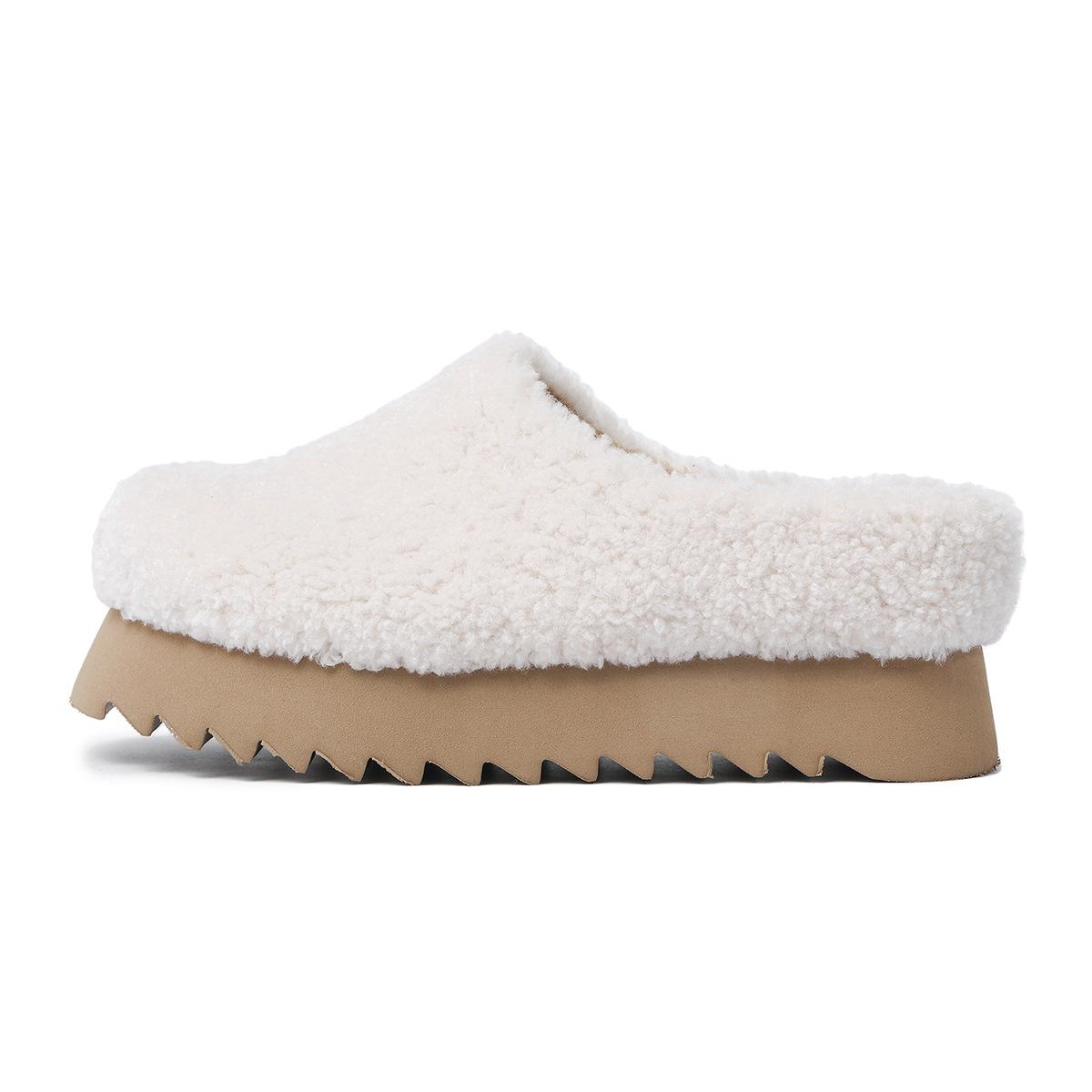 Lamb wool baotou cotton slippers thick-soled velvet new winter warm wool shoes with wool snow shoes 34
Lamb wool baotou cotton slippers thick-soled velvet new winter warm wool shoes with wool snow shoes 34