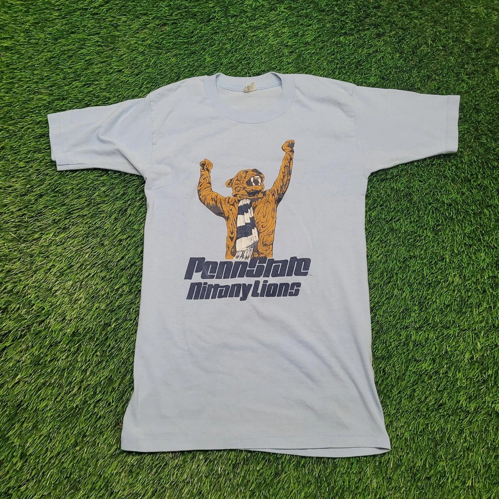 VTG 70s Penn State T-Shirt Mens XS Slim Fit Single Stitch USA Made Shrunken Fit XL
VTG 70s Penn State T-Shirt Mens XS Slim Fit Single Stitch USA Made Shrunken Fit XL