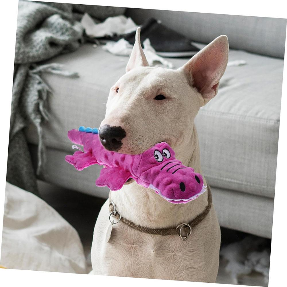 Tough Squeaky Dog Toys Crocodile Shape Dog Plush Toy Dog Chew Toy with Crinkle Paper for Puppy Small to Large Dogs Stuffing Toys
Tough Squeaky Dog Toys Crocodile Shape Dog Plush Toy Dog Chew Toy with Crinkle Paper for Puppy Small to Large Dogs Stuffing Toys