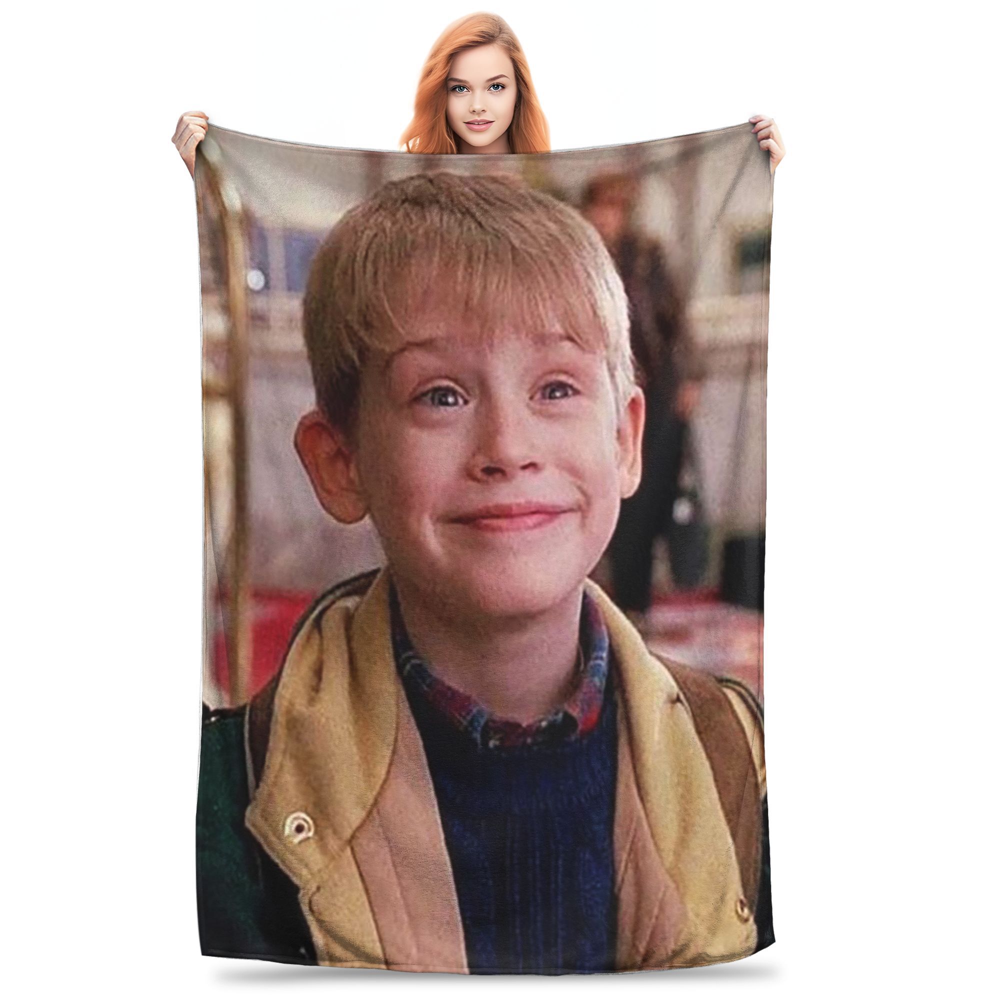 Flannel Throw Blanket Home - Comedy Film Home Alone Funny Warm Plush Blankets Soft Bedding for Bed Living room Home Travel Sofa 80x120cm
Flannel Throw Blanket Home - Comedy Film Home Alone Funny Warm Plush Blankets Soft Bedding for Bed Living room Home Travel Sofa 80x120cm