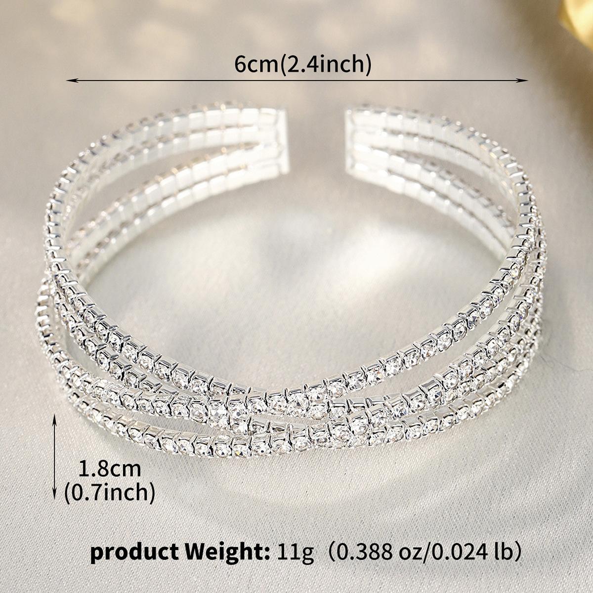 1pc Rhinestone Bridal Daily Wear Jewelry Cross Design Artificial Crystal Temperament Festival Gifts Women Fashion Bracelet Open Bracelets Jewelry срібний
1pc Rhinestone Bridal Daily Wear Jewelry Cross Design Artificial Crystal Temperament Festival Gifts Women Fashion Bracelet Open Bracelets Jewelry срібний