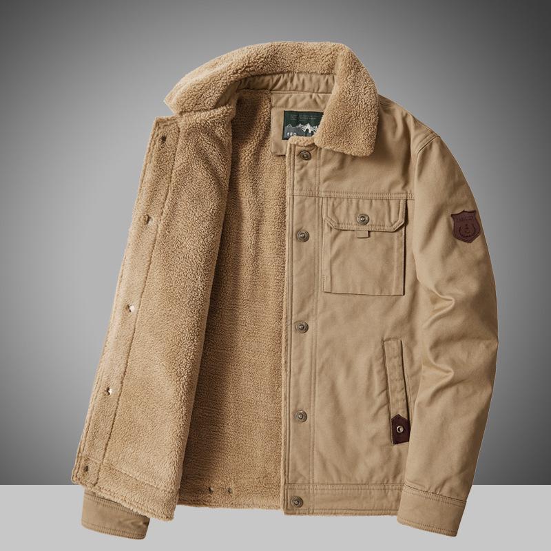 Men s 2025 Winter Lambswool Jacket - Warm, Plus Velvet, Casual, Loose Fit, Plus Size Workwear. L (52.5-62.5 kg) хакі
Men s 2025 Winter Lambswool Jacket - Warm, Plus Velvet, Casual, Loose Fit, Plus Size Workwear. L (52.5-62.5 kg) хакі