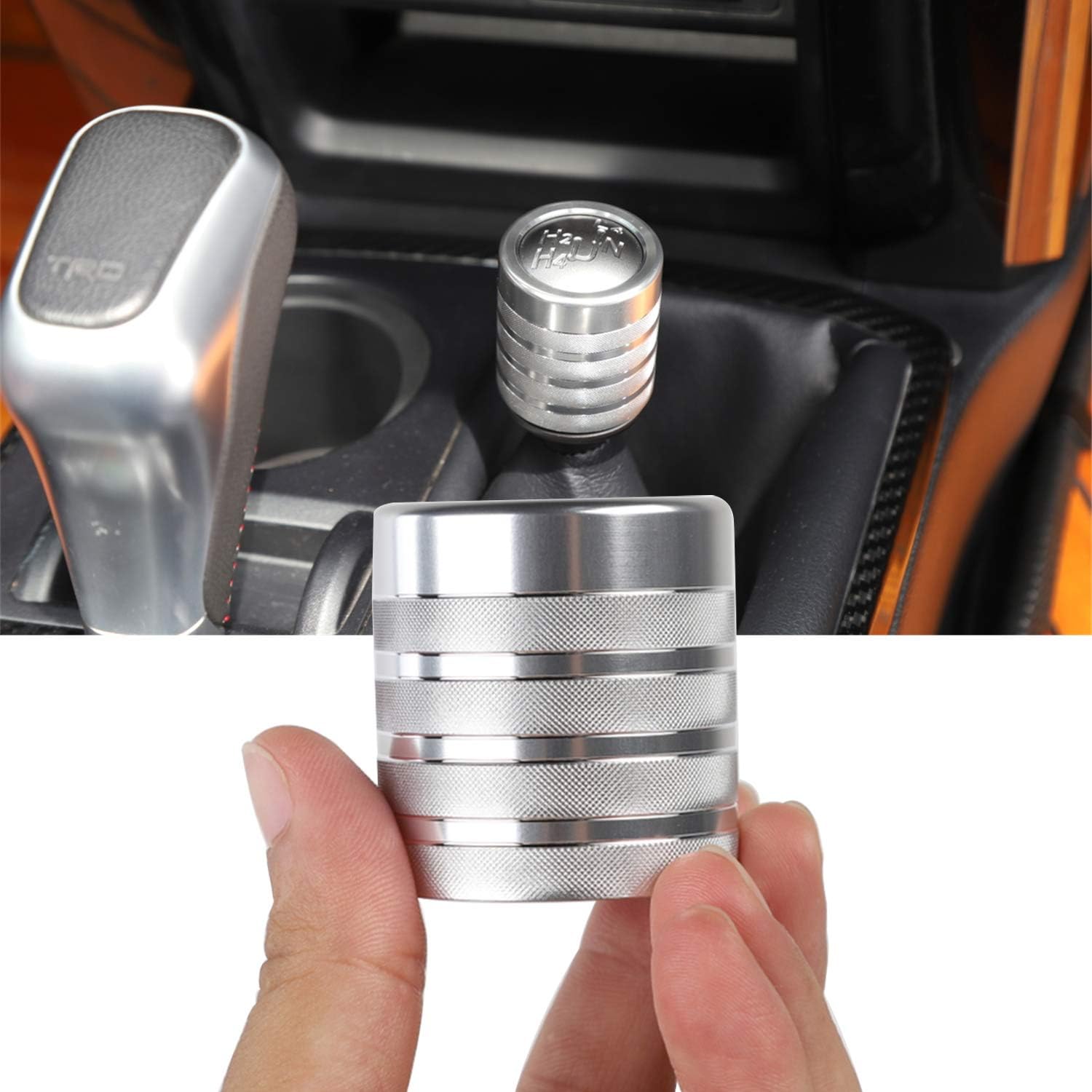 YOCTM 4Runner Accessories - Gear Shift Knob Compatible with Toyota 4runner TRD Pro Offroad 4WD Drive Gear Shifter Head Cover Trim Accessoies Aluminum срібний
YOCTM 4Runner Accessories - Gear Shift Knob Compatible with Toyota 4runner TRD Pro Offroad 4WD Drive Gear Shifter Head Cover Trim Accessoies Aluminum срібний