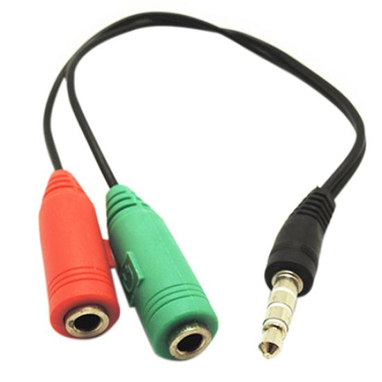3.5mm AUX Audio Cable Earphone Headphone Mic Splitter Adapter Male to 2 Female
3.5mm AUX Audio Cable Earphone Headphone Mic Splitter Adapter Male to 2 Female