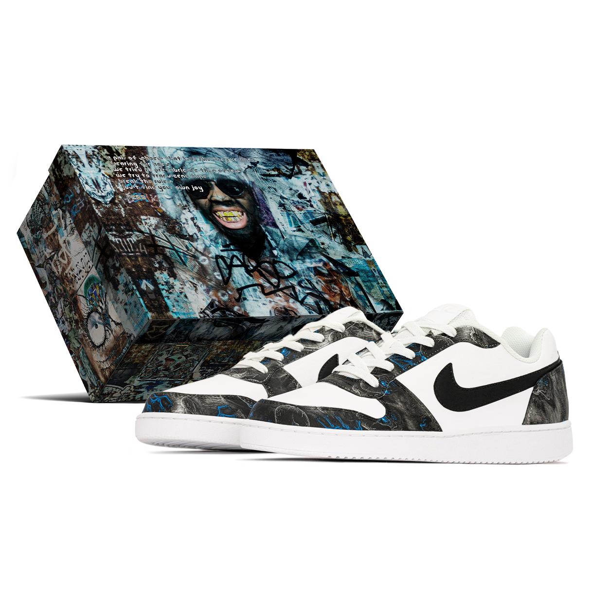 Nike EBERNON Abrasion Resistant Breathable Abrasion Resistant Breathable Low top Skateboard Shoes Men s Black White AQ1775-100(TeamA-) 43
Nike EBERNON Abrasion Resistant Breathable Abrasion Resistant Breathable Low top Skateboard Shoes Men s Black White AQ1775-100(TeamA-) 43