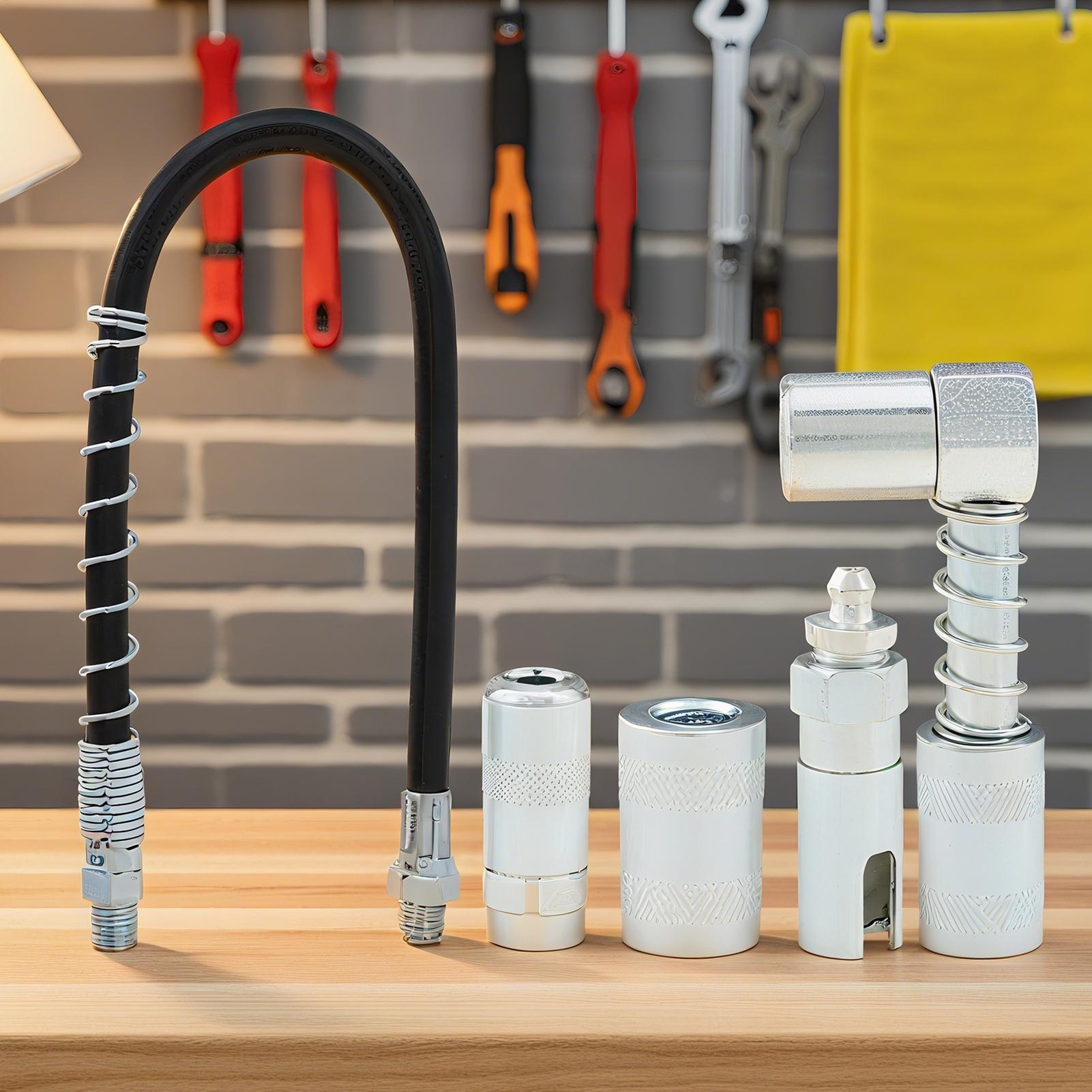 Grease Sprayer Lubrication Tips Hose Set Quick Connect Greasing Hose Extension Carbon Steel Precision-Fitting Accessories For China Mainland
Grease Sprayer Lubrication Tips Hose Set Quick Connect Greasing Hose Extension Carbon Steel Precision-Fitting Accessories For China Mainland