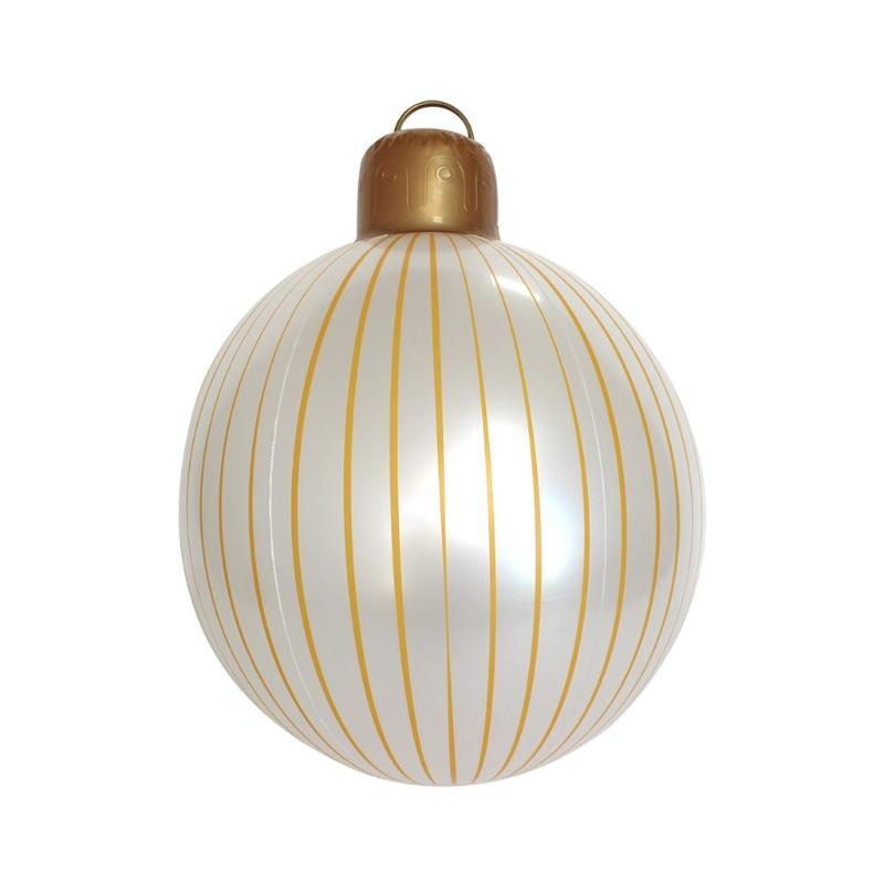 Festival Striped Inflatable Christmas Ball Outdoor Decoration Weather Resistant PVC Yard Decors For Holiday Display жёлтый
Festival Striped Inflatable Christmas Ball Outdoor Decoration Weather Resistant PVC Yard Decors For Holiday Display жёлтый