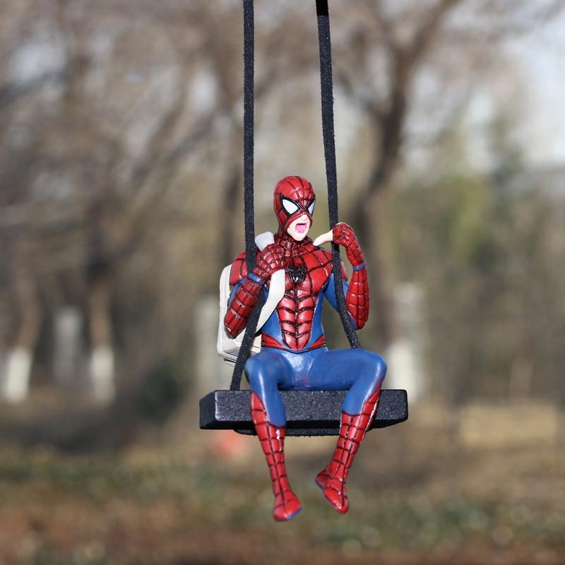 Cartoon Spider-Man Car Rearview Mirror Hanging Decoration Marvel Hero Deadpool Action Figure Car Hanging Decoration
Cartoon Spider-Man Car Rearview Mirror Hanging Decoration Marvel Hero Deadpool Action Figure Car Hanging Decoration