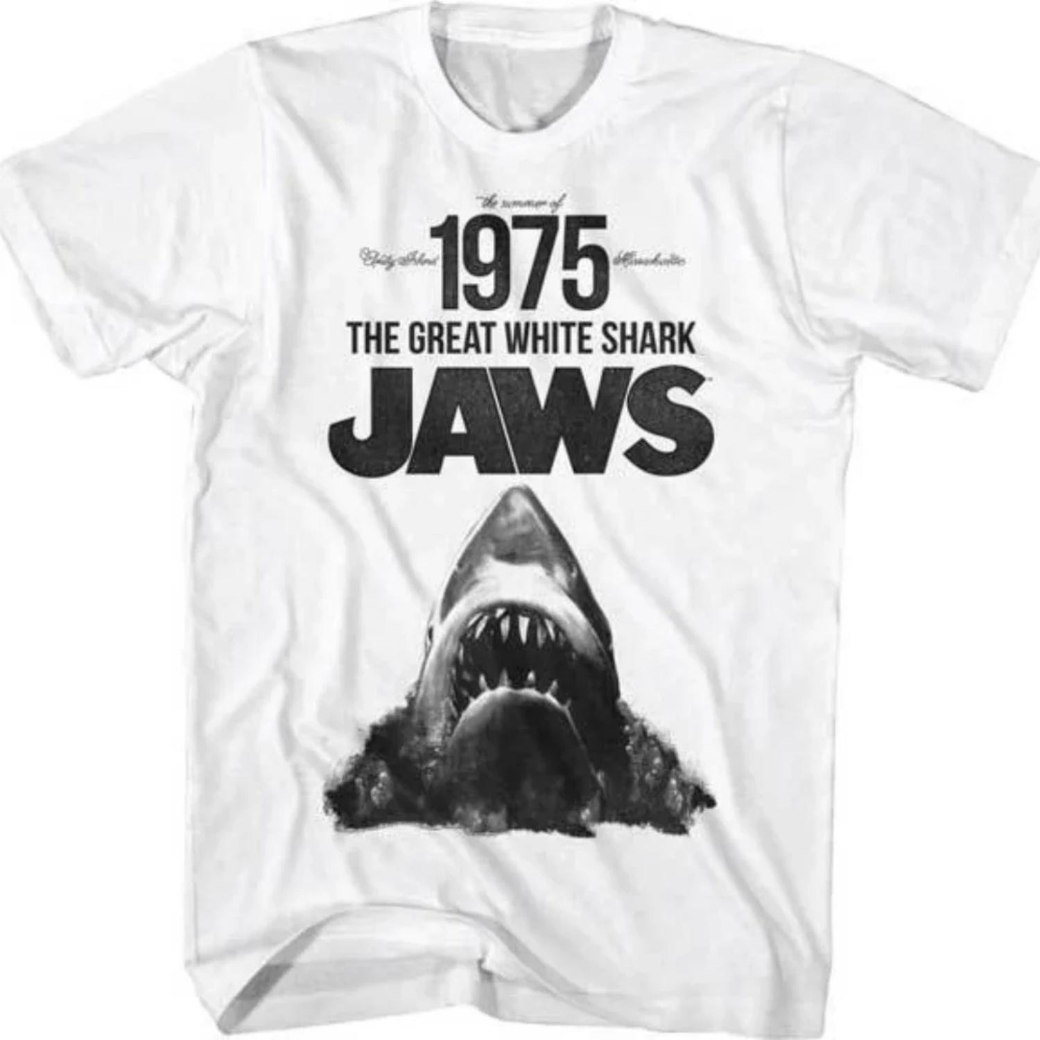 Jaws Summer of 1975 The Great White Shark Classic Movie T-Shirt 100% Cotton O-Neck Short Sleeve Casual Mens T-shirt Size S-3XL S чёрный
Jaws Summer of 1975 The Great White Shark Classic Movie T-Shirt 100% Cotton O-Neck Short Sleeve Casual Mens T-shirt Size S-3XL S чёрный