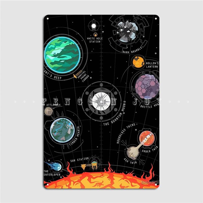 Outer Wilds System Poster Metal Plaque Pub Party Printing Wall Plaque Tin Sign Poster 20x30cm
Outer Wilds System Poster Metal Plaque Pub Party Printing Wall Plaque Tin Sign Poster 20x30cm