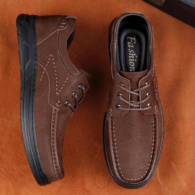 Men s shoes outdoor tooling shoes handmade casual shoes spring and autumn low-top leather matte cowhide leather shoes lace-up shoes 37
Men s shoes outdoor tooling shoes handmade casual shoes spring and autumn low-top leather matte cowhide leather shoes lace-up shoes 37