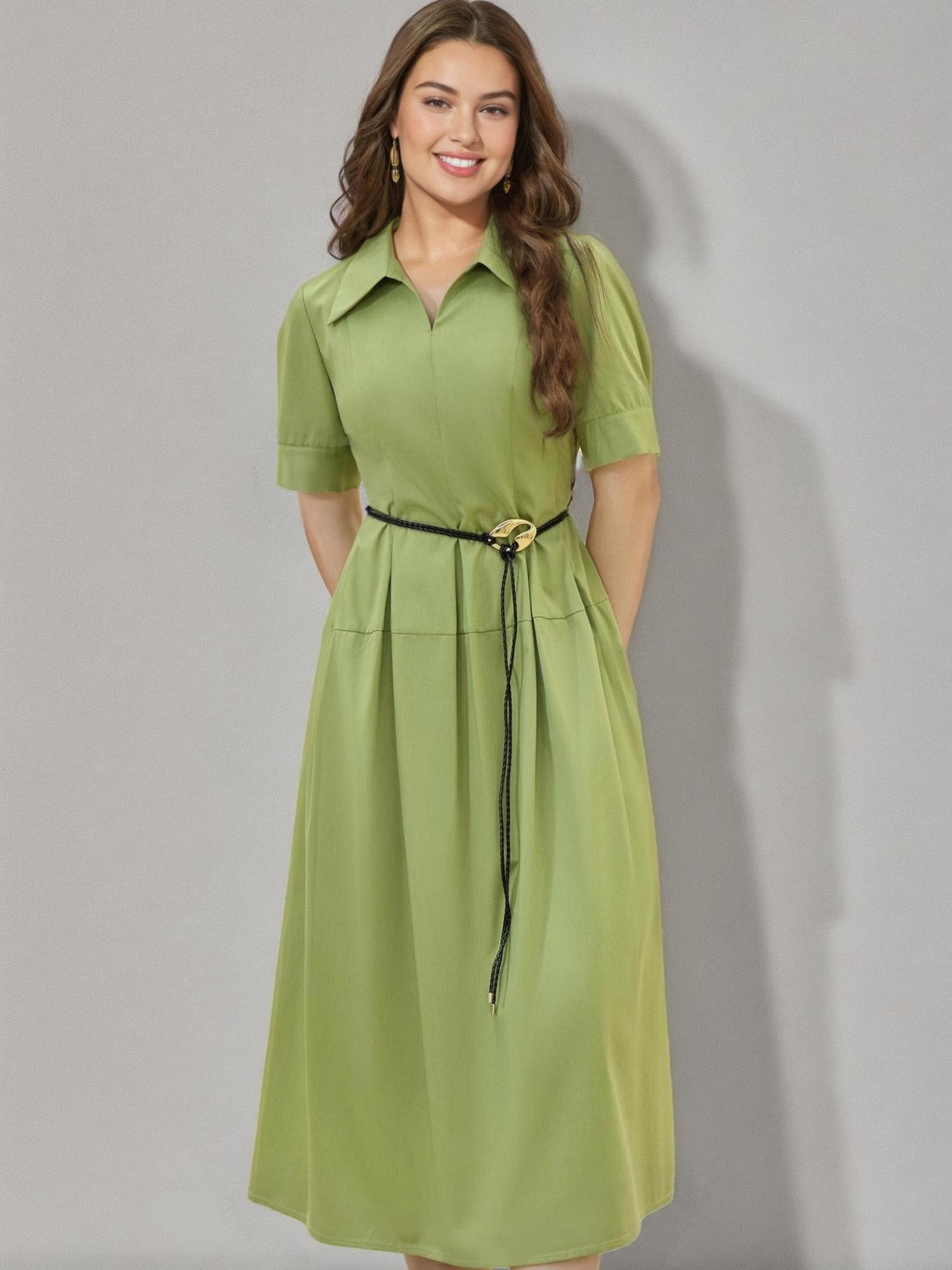 Plus Size Dress Metal Ring Detachable Belt Slimming Waist Chain Elegant Office Workwear Casual Chic M чорний
Plus Size Dress Metal Ring Detachable Belt Slimming Waist Chain Elegant Office Workwear Casual Chic M чорний