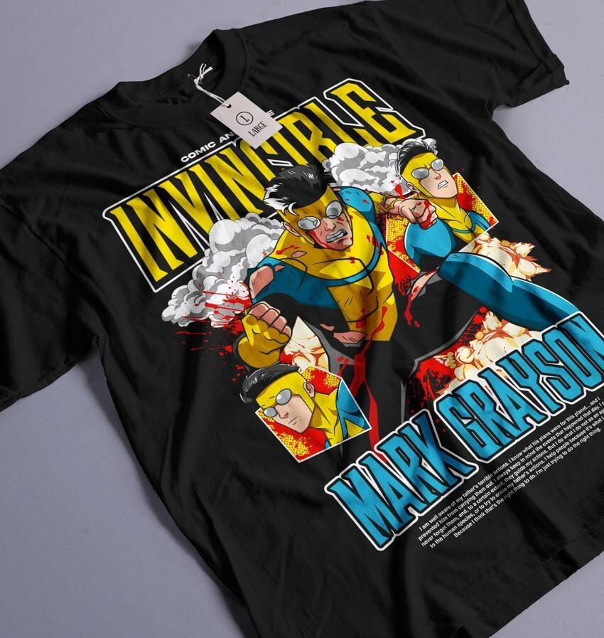 Invincible T-Shirt | Mark Invincible Graphic Tee | Superhero Fan Shirt 3XL
Invincible T-Shirt | Mark Invincible Graphic Tee | Superhero Fan Shirt 3XL