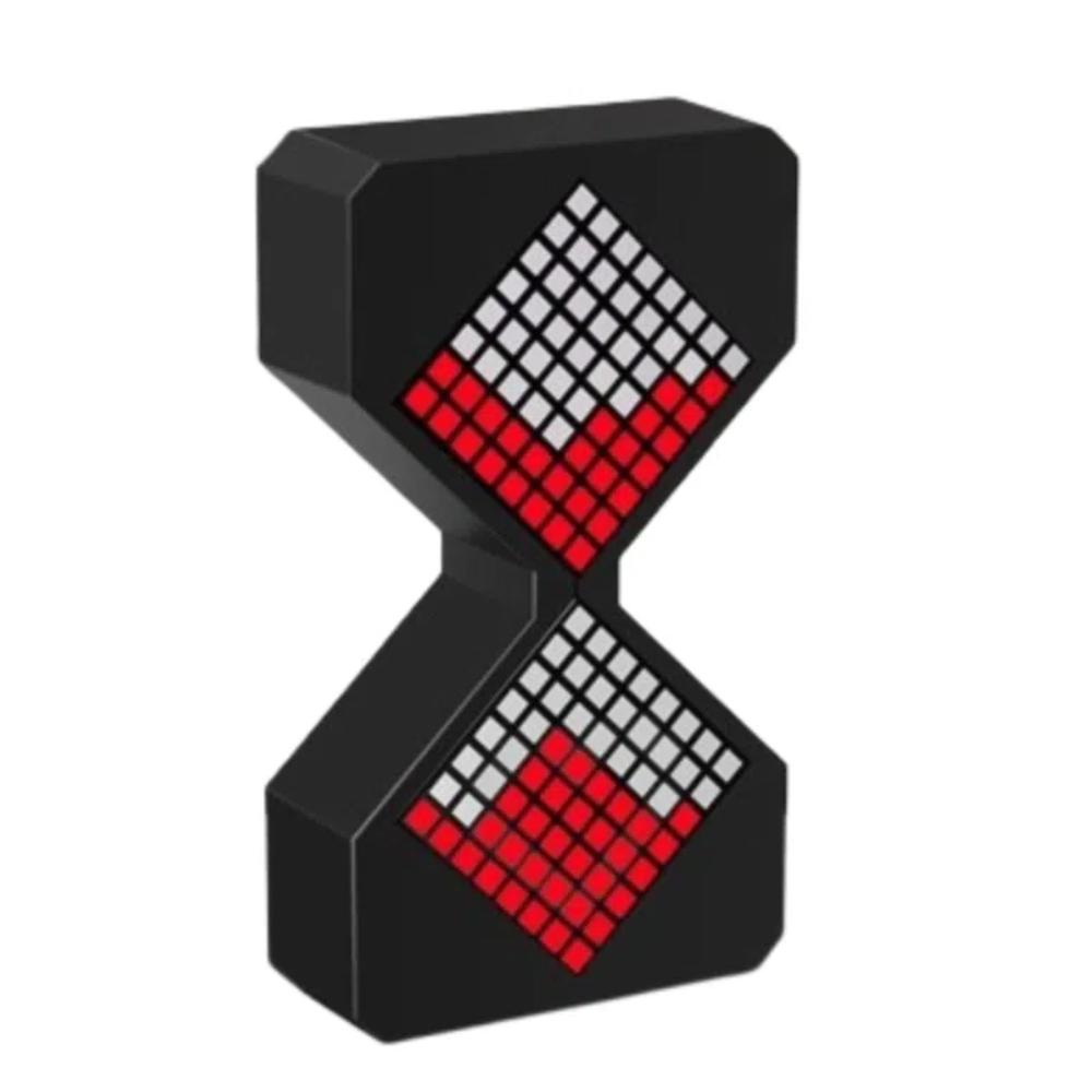 с гравитационным датчиком DIY цифровые песочные часы кибер-стиль светящиеся песочные часы комната Black Shell Red Light
с гравитационным датчиком DIY цифровые песочные часы кибер-стиль светящиеся песочные часы комната Black Shell Red Light