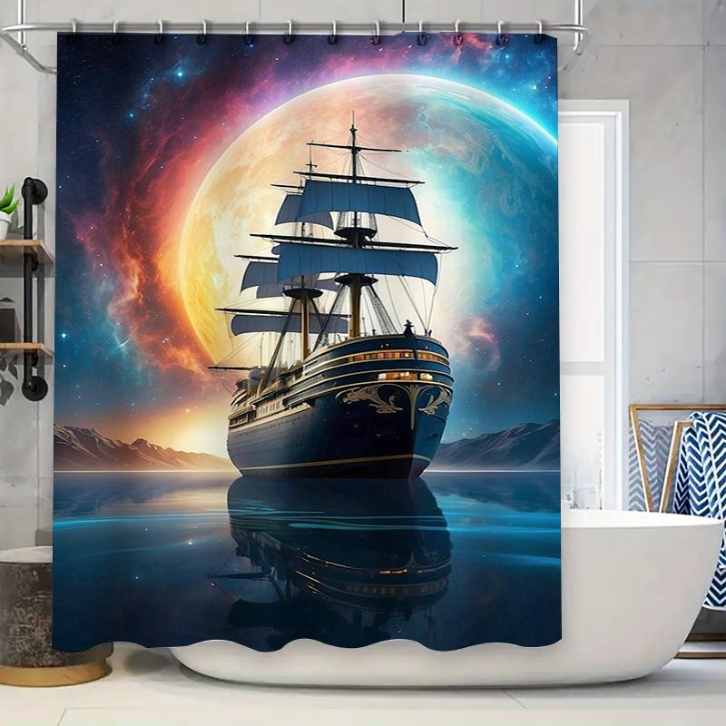 Stylish 3D Printed Shower Curtains featuring a Space Odyssey theme with vivid colors and high-quality fabric perfect for adding 90x180cm
Stylish 3D Printed Shower Curtains featuring a Space Odyssey theme with vivid colors and high-quality fabric perfect for adding 90x180cm