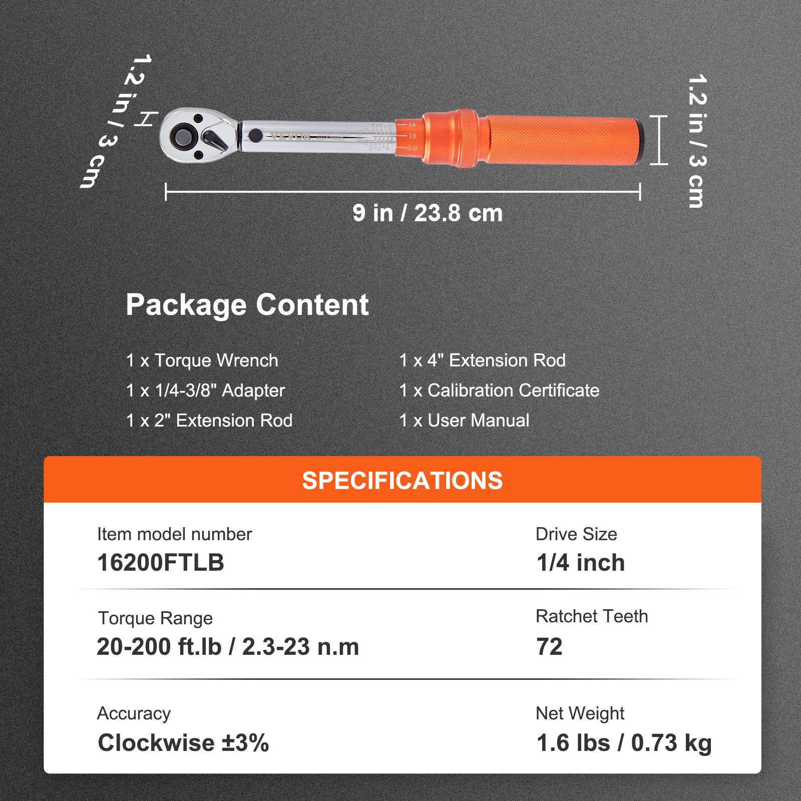 SucceBuy 1/2 1/4 3/8 Mechanical Torque Wrench Set Precision Pointer Hand Tools Torque Wrench Mechanical Car Repair Tool
SucceBuy 1/2 1/4 3/8 Mechanical Torque Wrench Set Precision Pointer Hand Tools Torque Wrench Mechanical Car Repair Tool