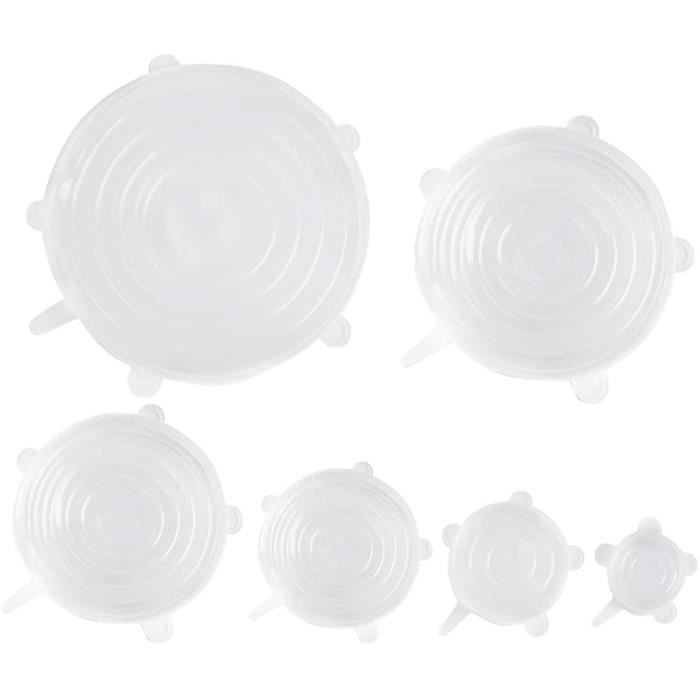 Couvercle Silicone Alimentaire, SenPuSi 6Pcs Réutilisable Couvercles, Couvercles Extensible en Silicone Hangable Cuisine 177
Couvercle Silicone Alimentaire, SenPuSi 6Pcs Réutilisable Couvercles, Couvercles Extensible en Silicone Hangable Cuisine 177