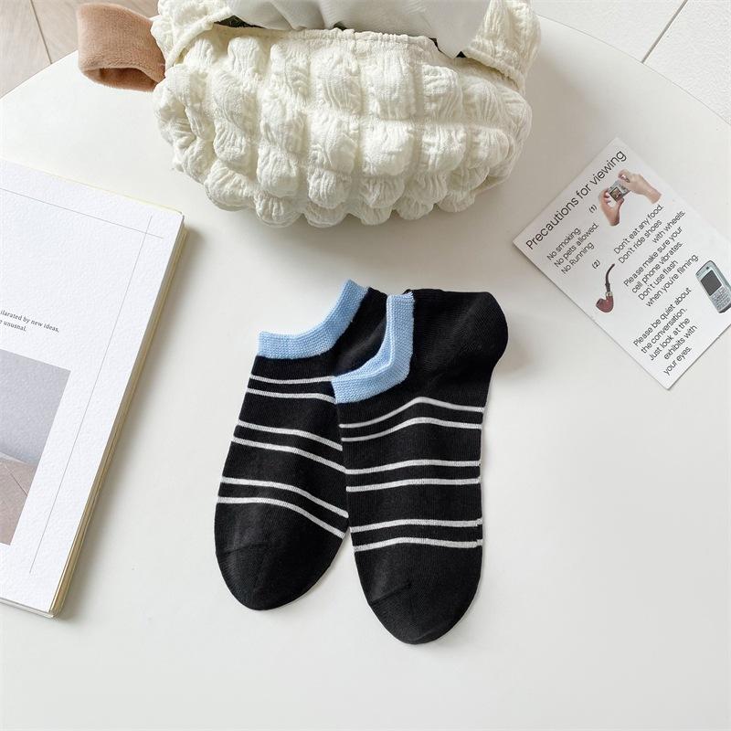 Dopamine Contrast Striped Boat Socks Invisible Socks Trendy Xiaohongshu Summer Versatility Cotton Socks Outside One size чорний
Dopamine Contrast Striped Boat Socks Invisible Socks Trendy Xiaohongshu Summer Versatility Cotton Socks Outside One size чорний