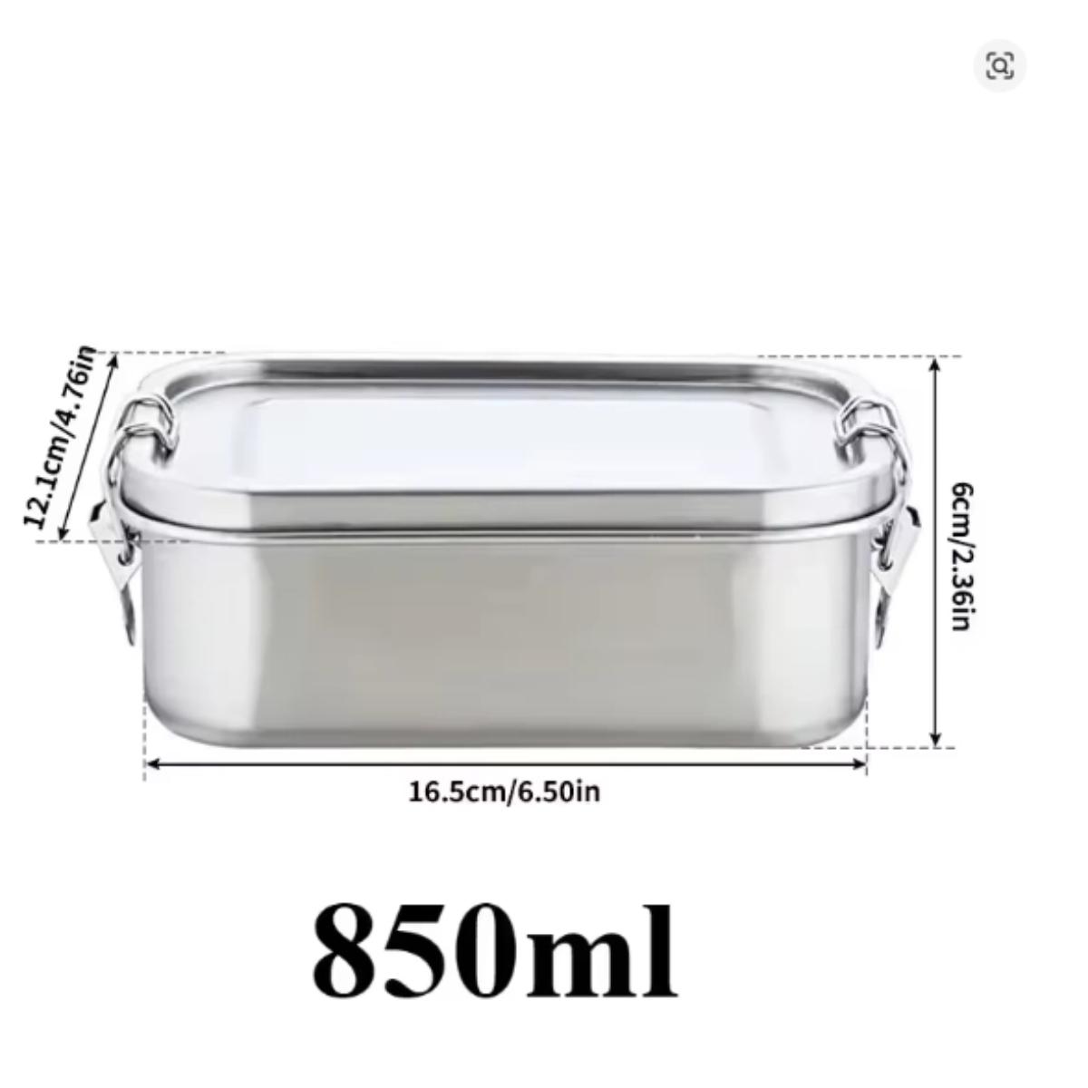 304 Stainless Steel Bento Box Portable Metal Lunch Box For Kids Adult Sealed Food Storage Containers With Lockable Clip
304 Stainless Steel Bento Box Portable Metal Lunch Box For Kids Adult Sealed Food Storage Containers With Lockable Clip