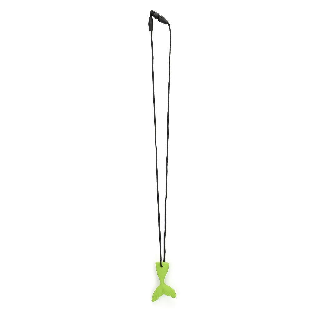 Silicone Fish Tail Shape Teether Baby Chewing Pendant Necklace Teething StickGreen зелений
Silicone Fish Tail Shape Teether Baby Chewing Pendant Necklace Teething StickGreen зелений