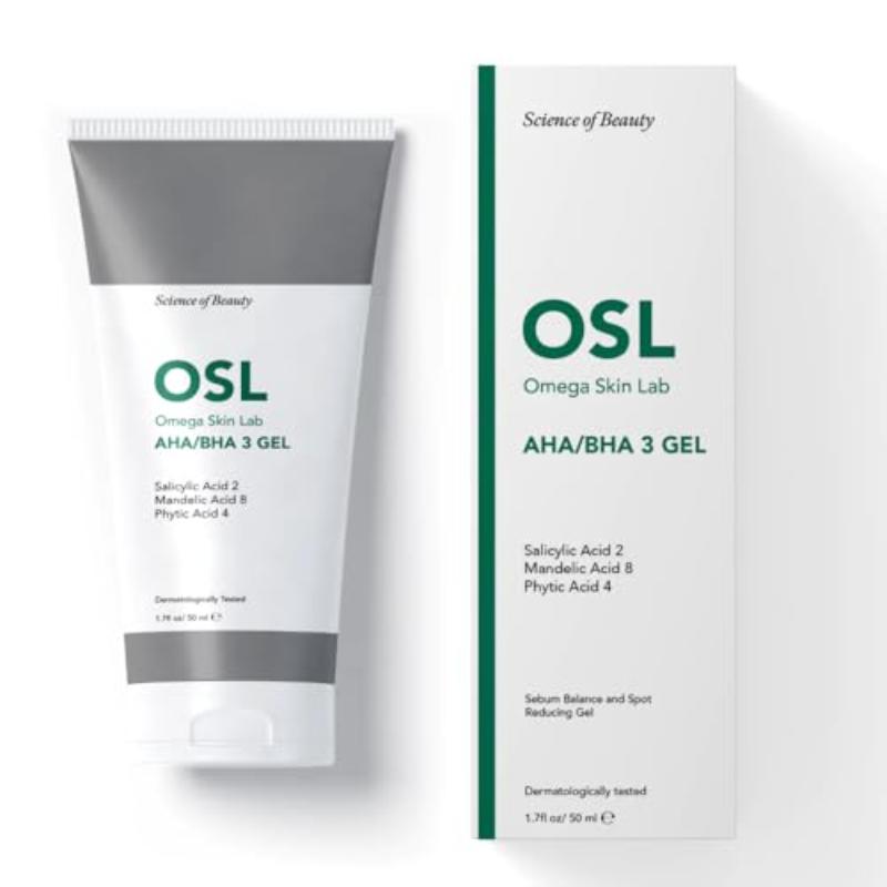 OSL AHA BHA 3 Гель для умывания и очищения лица, 50 мл — содержит фитиновую кислоту 4, миндальную кислоту 8, салициловую кислоту 2 — эффективное средство от акнецидов
OSL AHA BHA 3 Гель для умывания и очищения лица, 50 мл — содержит фитиновую кислоту 4, миндальную кислоту 8, салициловую кислоту 2 — эффективное средство от акнецидов