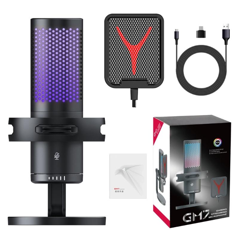 Computer Microphone With Real Time Record Adjust Sound For Streaming Desktop Mic with Intelligent Lights Noise Reduce 1
Computer Microphone With Real Time Record Adjust Sound For Streaming Desktop Mic with Intelligent Lights Noise Reduce 1