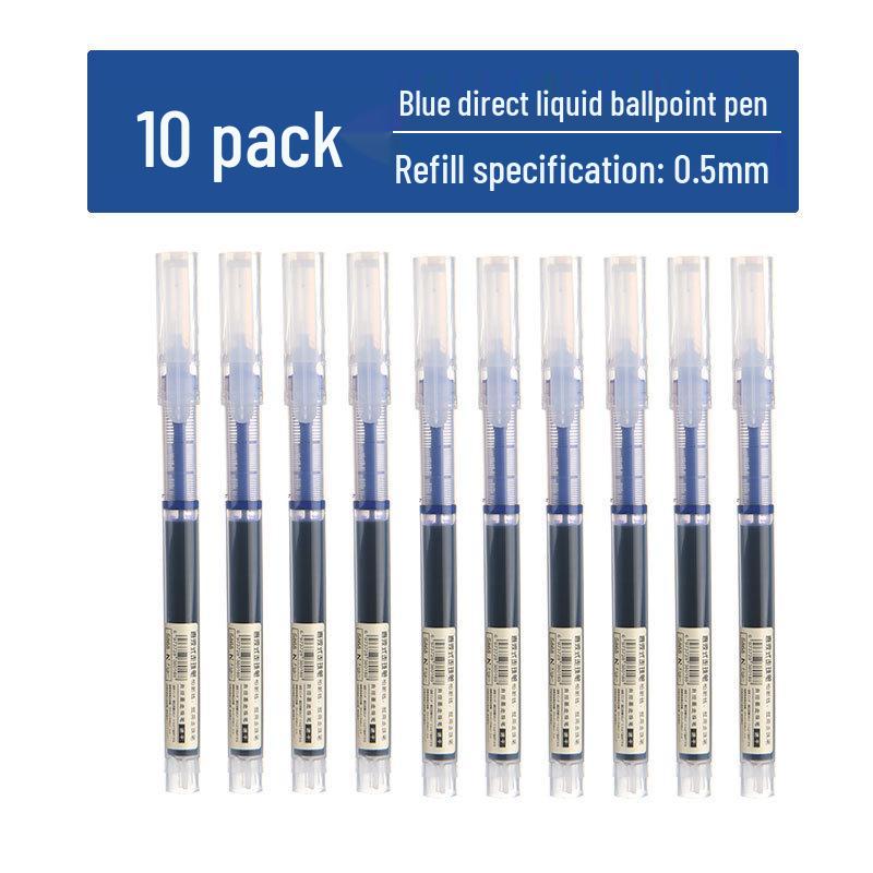 Швидкосохнучі ручки-ролери, Чорні, Набір 10 штук 0.5mm
Швидкосохнучі ручки-ролери, Чорні, Набір 10 штук 0.5mm