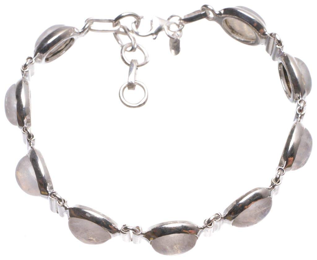 StarGems Natural Rainbow Moonstone Handmade Vintage 925 Sterling Silver Tennis Bracelet 6 3/4-7 1/2 T8451
StarGems Natural Rainbow Moonstone Handmade Vintage 925 Sterling Silver Tennis Bracelet 6 3/4-7 1/2 T8451
