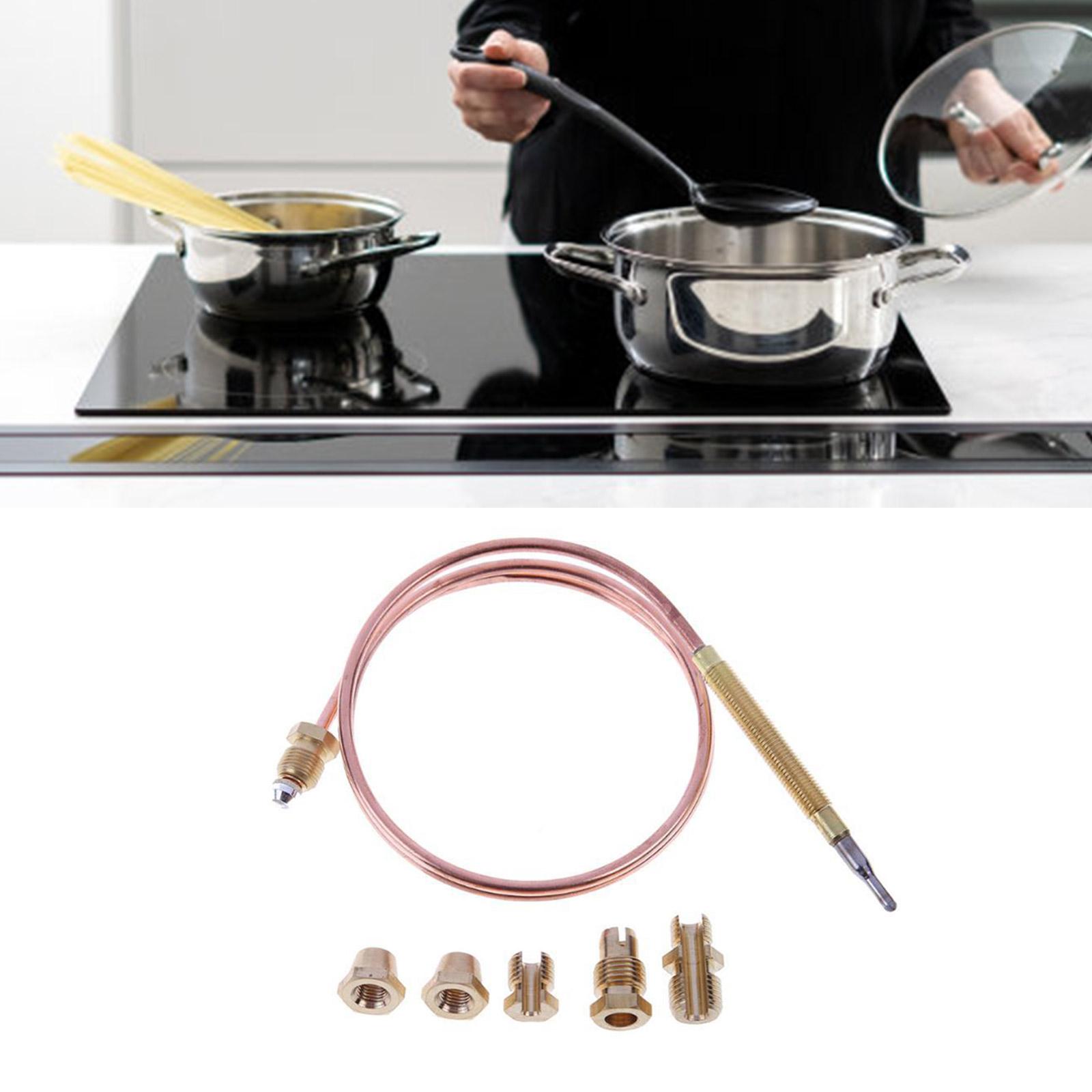Brass Temperature Sensor Wire Thermocouples Multifunctional Device Heat Resistant Probe Suitable for Baking Bread Cake 600
Brass Temperature Sensor Wire Thermocouples Multifunctional Device Heat Resistant Probe Suitable for Baking Bread Cake 600