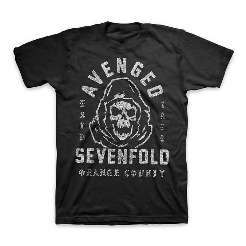 American Retro High Street Shortsleeved Tshirt of The Band Avenged Sevenfold formed in 1999 4XL
American Retro High Street Shortsleeved Tshirt of The Band Avenged Sevenfold formed in 1999 4XL