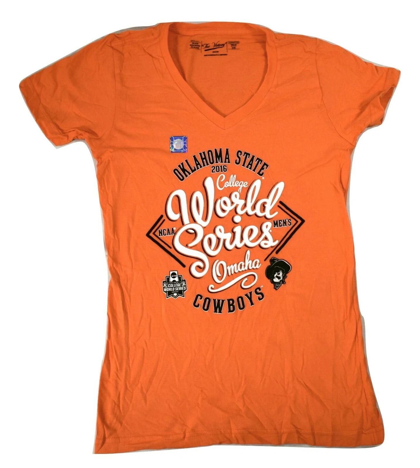 The Victory Womens Oklahoma State Cowboys 2016 Mens Baseball CWS Shirt New M S
The Victory Womens Oklahoma State Cowboys 2016 Mens Baseball CWS Shirt New M S