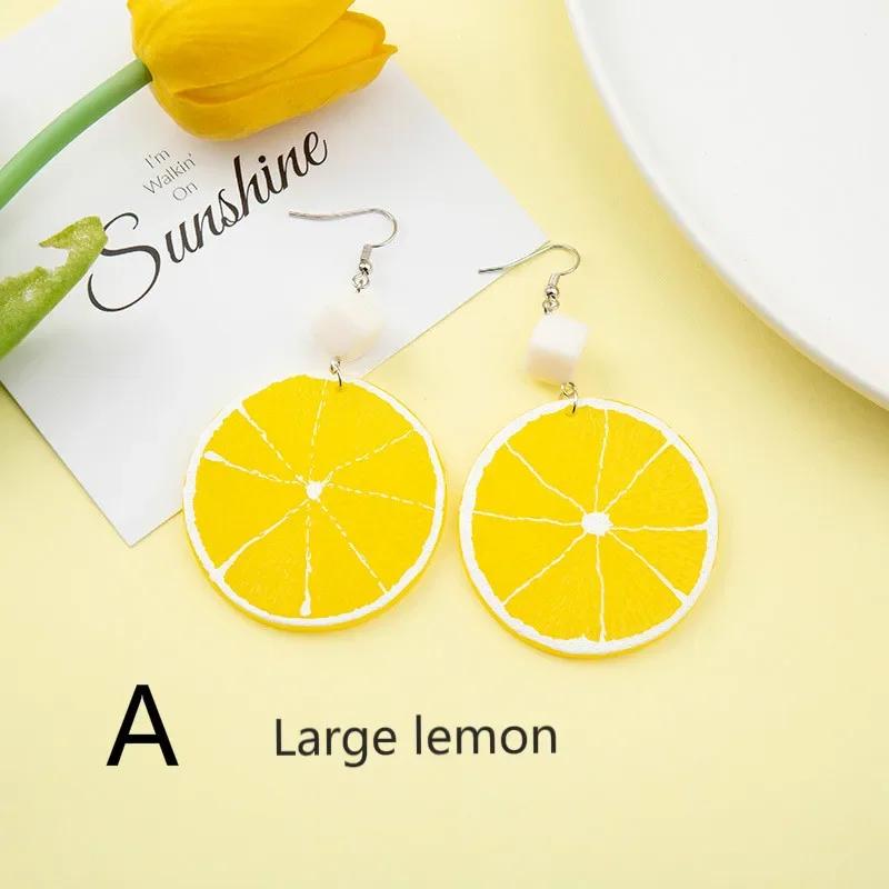 Женские летние новые серьги-джокеры, серьги Sweet Temperament, желтые лимонные свежие висячие серьги A
Женские летние новые серьги-джокеры, серьги Sweet Temperament, желтые лимонные свежие висячие серьги A