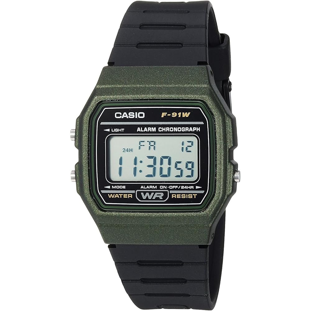 Casio F91WM-3A Unisex Watch Khaki Color Lightweight Design Water Resistant
Casio F91WM-3A Unisex Watch Khaki Color Lightweight Design Water Resistant
