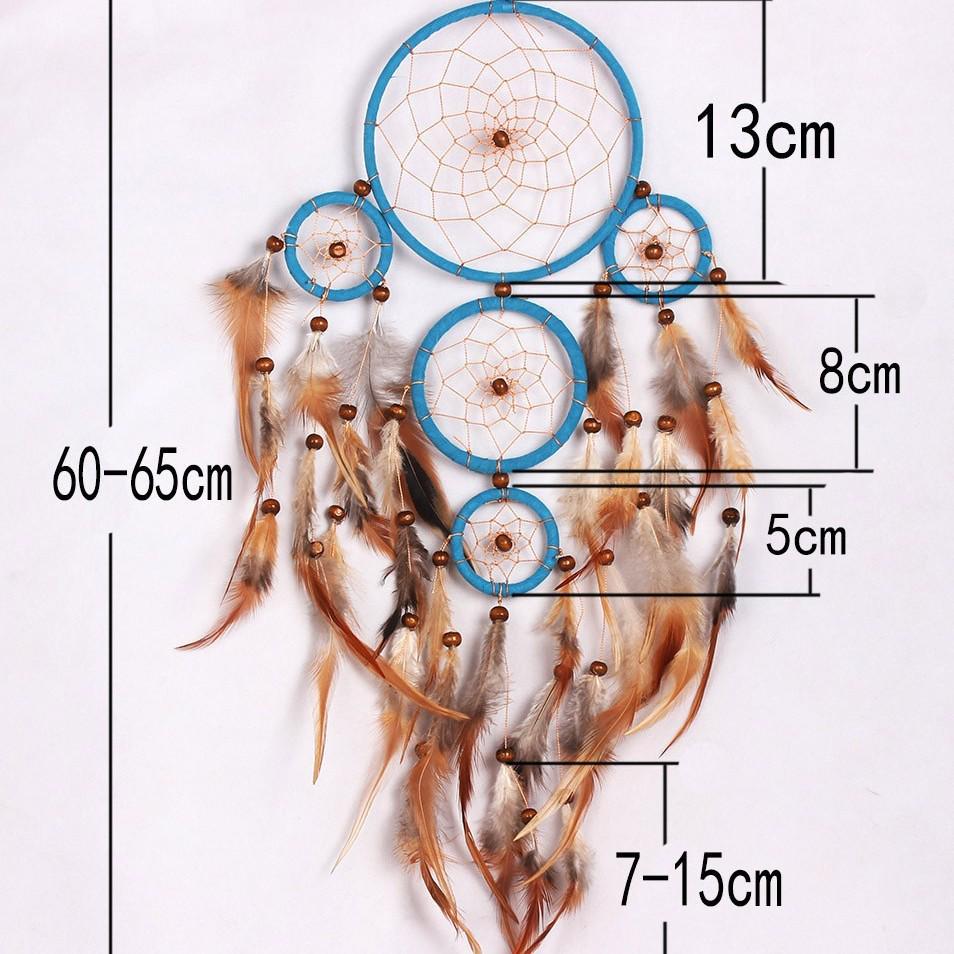 Retro Five-Ring Dream Catcher Wind Chime: Stylish Home Decoration Pendant
Retro Five-Ring Dream Catcher Wind Chime: Stylish Home Decoration Pendant