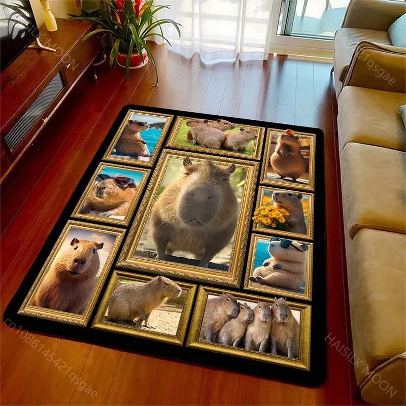 3D Interesting Capybara Pattern Carpet! Bedroom Living Room Office Non-Slip Four Seasons Available Rug Multi-Sizes Fast Arrival 40x60cm (16x24in)
3D Interesting Capybara Pattern Carpet! Bedroom Living Room Office Non-Slip Four Seasons Available Rug Multi-Sizes Fast Arrival 40x60cm (16x24in)
