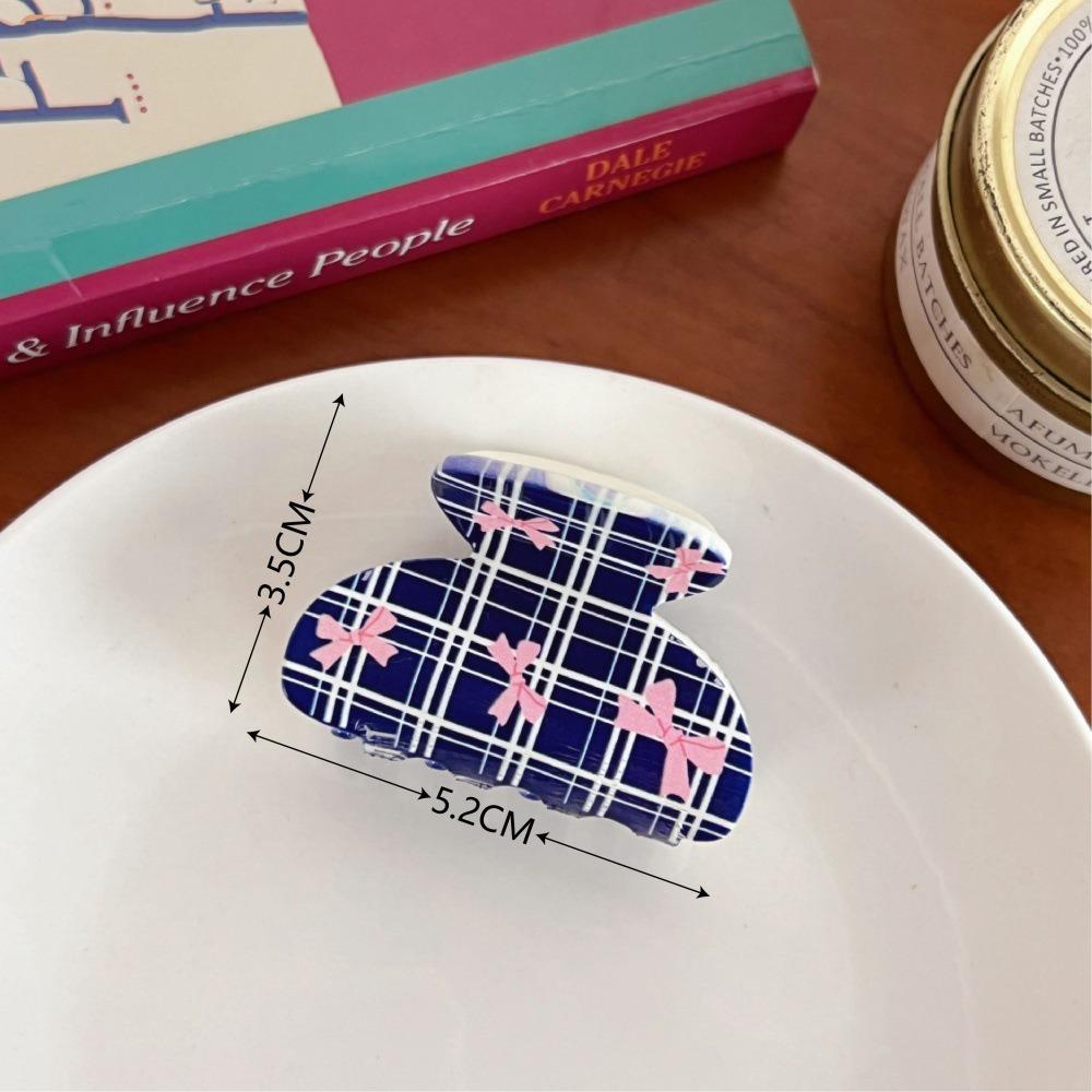 Mini Hair Claw Bow Hair Clip Cartoon Grid Pattern Hairpin Cute Small Grab Clip Girl Style D
Mini Hair Claw Bow Hair Clip Cartoon Grid Pattern Hairpin Cute Small Grab Clip Girl Style D