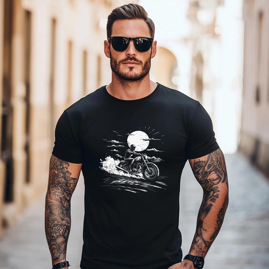 Мужская хлопковая футболка, летняя брендовая винтажная футболка MOTORCYCLES, унисекс, с круглым вырезом, высококачественные футболки, классная футболка с коротким рукавом S чёрный
Мужская хлопковая футболка, летняя брендовая винтажная футболка MOTORCYCLES, унисекс, с круглым вырезом, высококачественные футболки, классная футболка с коротким рукавом S чёрный