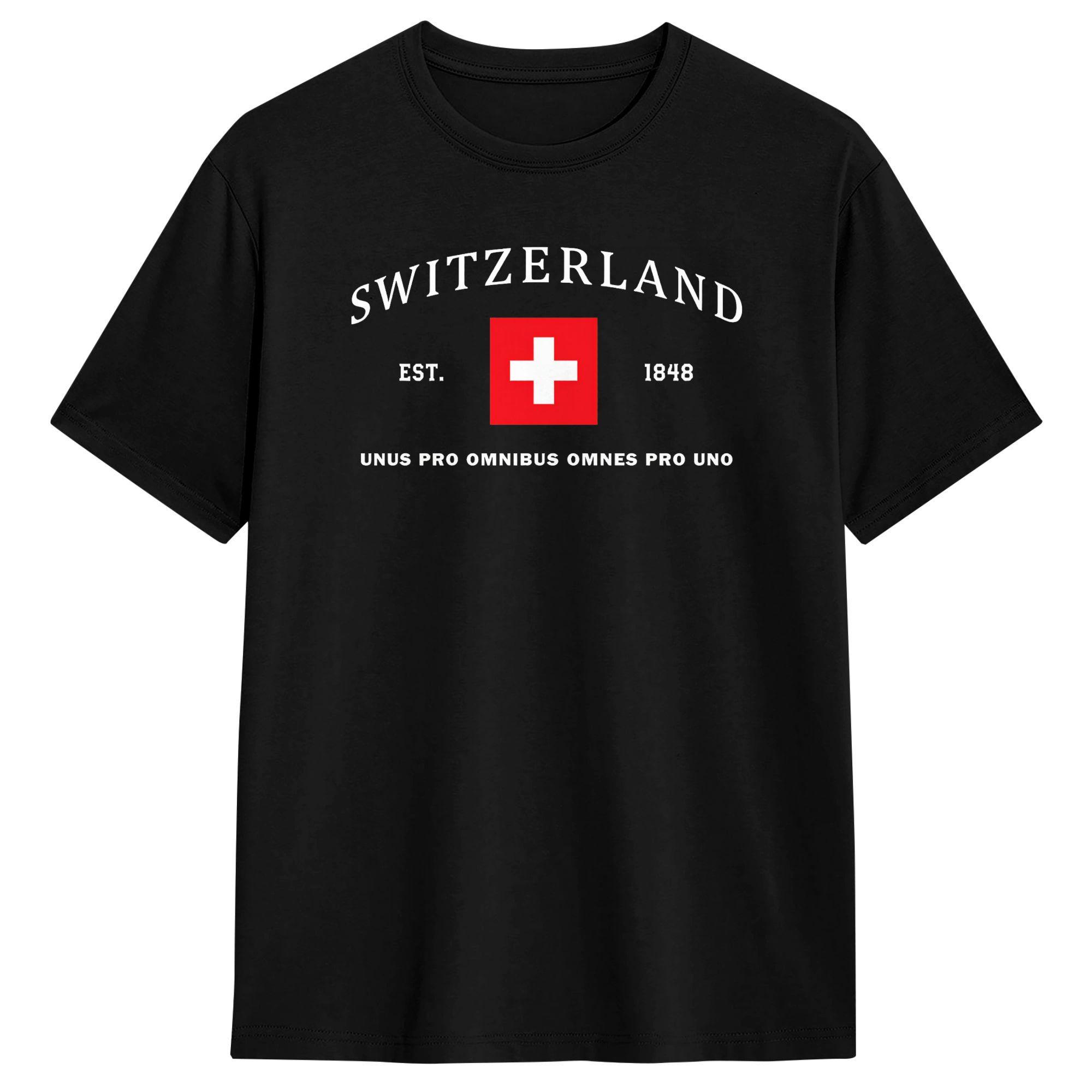 Swiss Switzerland Flag T-Shirts Men Vintage Pure Cotton Tees Crew Neck Short Sleeve T Shirts Plus Size Clothing 5XL різнокольоровий
Swiss Switzerland Flag T-Shirts Men Vintage Pure Cotton Tees Crew Neck Short Sleeve T Shirts Plus Size Clothing 5XL різнокольоровий
