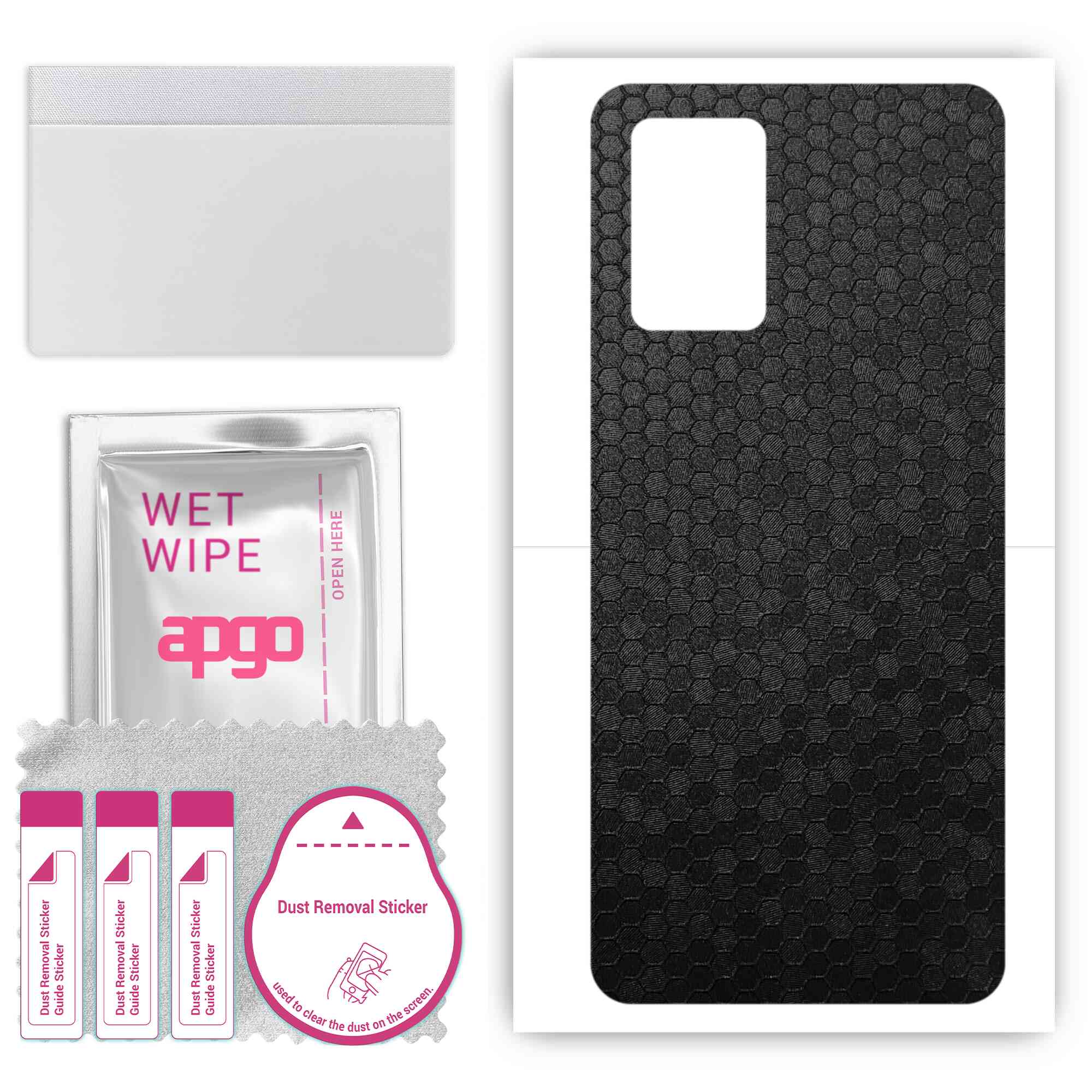 apgo Protective Skin Sticker for the back compatible with Oppo Reno6 Z 5G, Wrap Film, Foil, Vinyl - Pattern Black Honeycomb
apgo Protective Skin Sticker for the back compatible with Oppo Reno6 Z 5G, Wrap Film, Foil, Vinyl - Pattern Black Honeycomb
