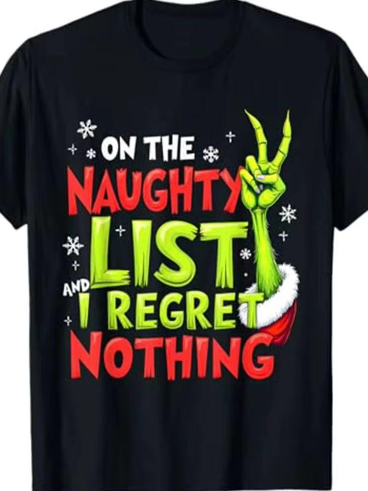 On The Naughty List And I Regret Nothing Funny Christmas Tee TShirt S3XL Birthday TShirt Funny Gifts for Men lwf 180g 4XL
On The Naughty List And I Regret Nothing Funny Christmas Tee TShirt S3XL Birthday TShirt Funny Gifts for Men lwf 180g 4XL