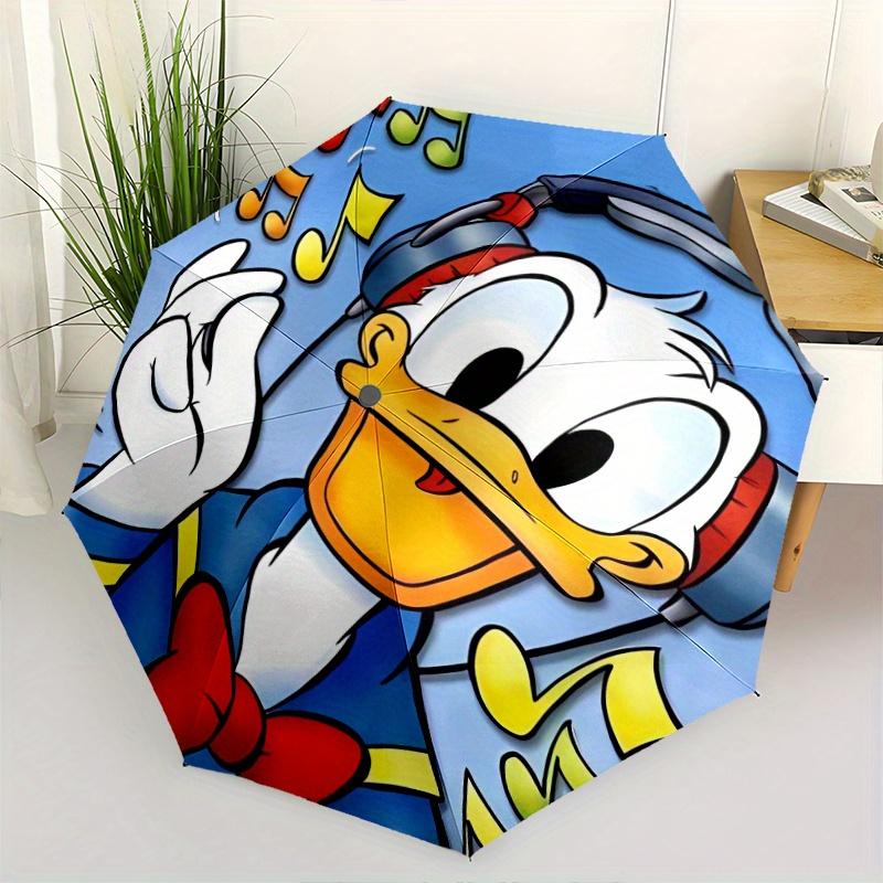 Donald Duck Music Notes Headphones Automatic 3-Fold Cartoon Umbrella Design, Cute Cartoon Pattern, Portable Outdoor Umbrella, Perfect, Holid
Donald Duck Music Notes Headphones Automatic 3-Fold Cartoon Umbrella Design, Cute Cartoon Pattern, Portable Outdoor Umbrella, Perfect, Holid
