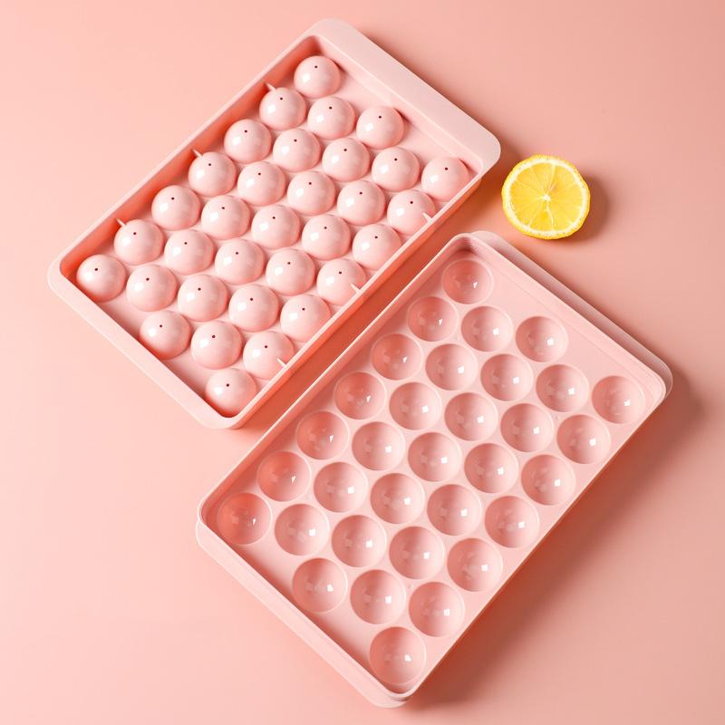 Силіконова багаторазова кругла форма для кубиків льоду 33 із сіткою з кришкою Форма для приготування кульок для льоду для морозильника Вечірка морозива Віскі Коктейль Холодний напій рожевий
Силіконова багаторазова кругла форма для кубиків льоду 33 із сіткою з кришкою Форма для приготування кульок для льоду для морозильника Вечірка морозива Віскі Коктейль Холодний напій рожевий