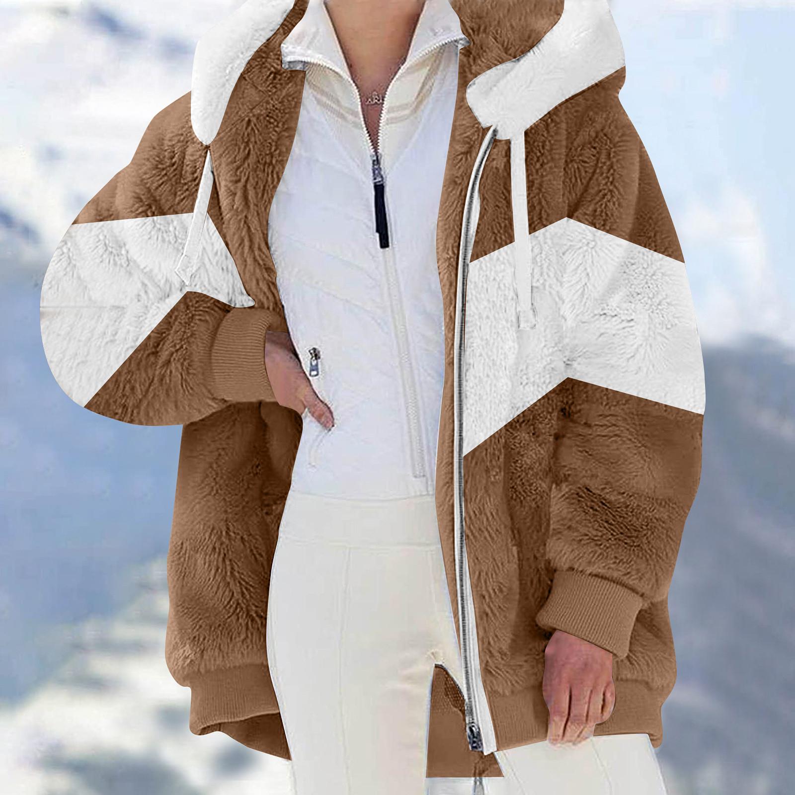 Women Winter Casual Fashion Long-sleeved Hooded Sweater Warm Plush Jacket XXL бежевий
Women Winter Casual Fashion Long-sleeved Hooded Sweater Warm Plush Jacket XXL бежевий