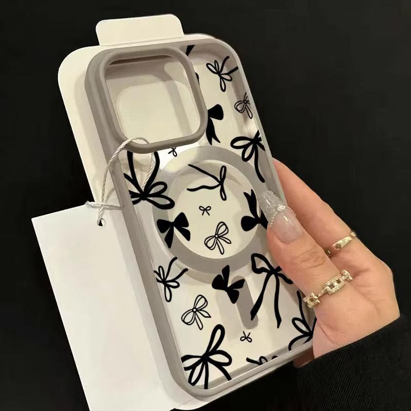 Various Bowknot Patterns for Magsafe Clear Phone Case for Samsung Galaxy S26 Ultra S25 S24 S23 Ultra Plus S26 FE Magnetic Cover Galaxy S22 Ultra 5G
Various Bowknot Patterns for Magsafe Clear Phone Case for Samsung Galaxy S26 Ultra S25 S24 S23 Ultra Plus S26 FE Magnetic Cover Galaxy S22 Ultra 5G